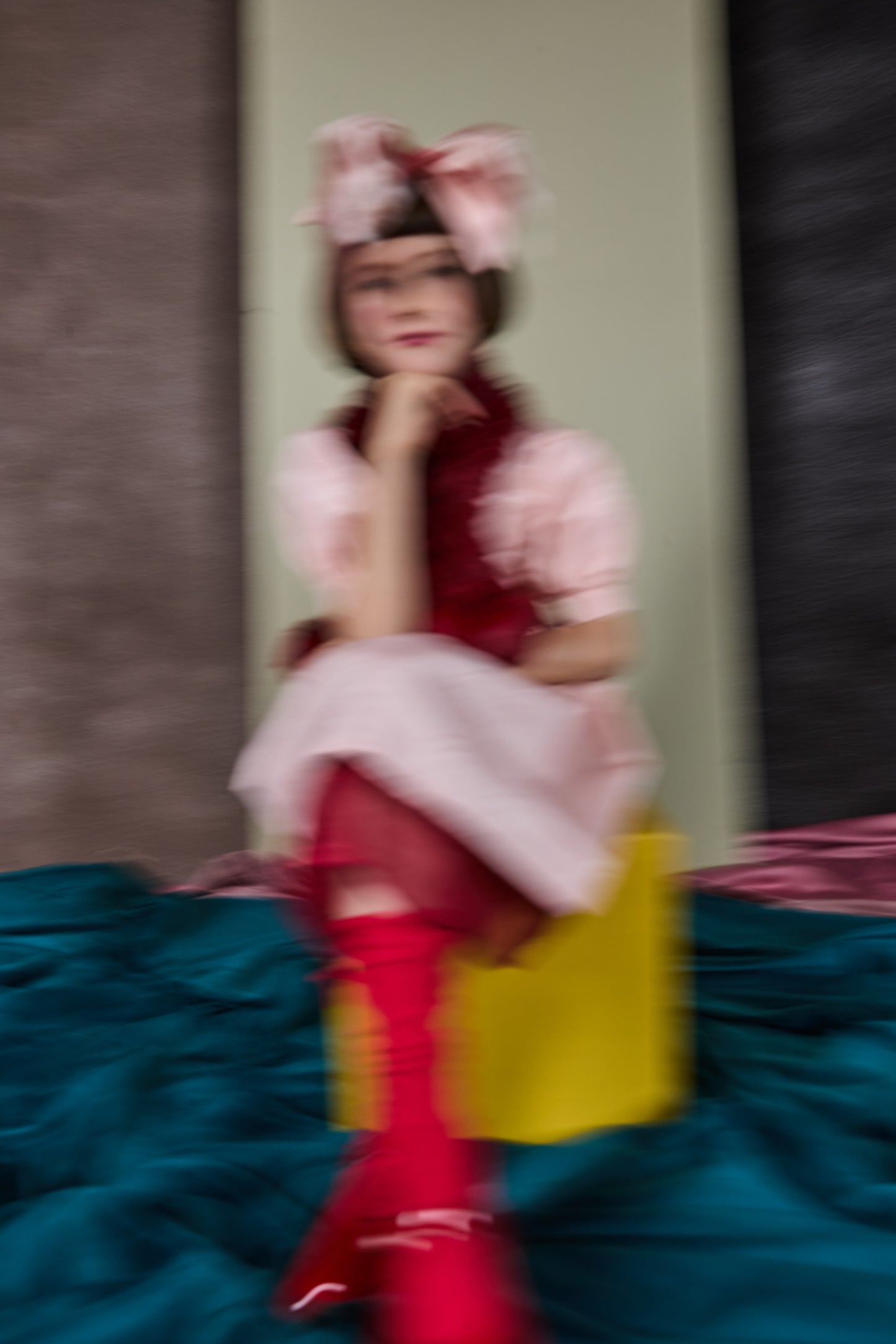 Abito con fiocco Wonderland