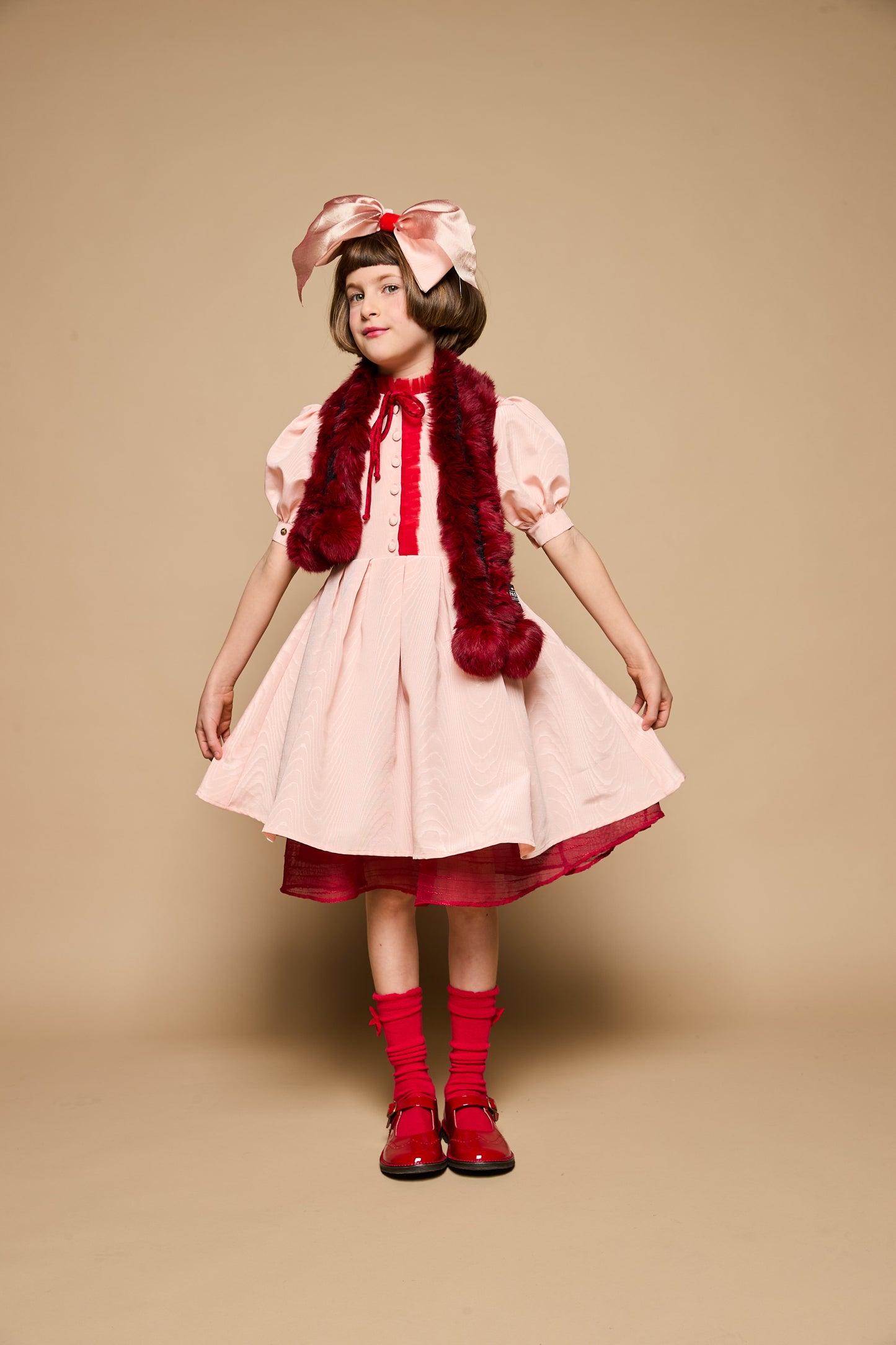 Abito con fiocco Wonderland
