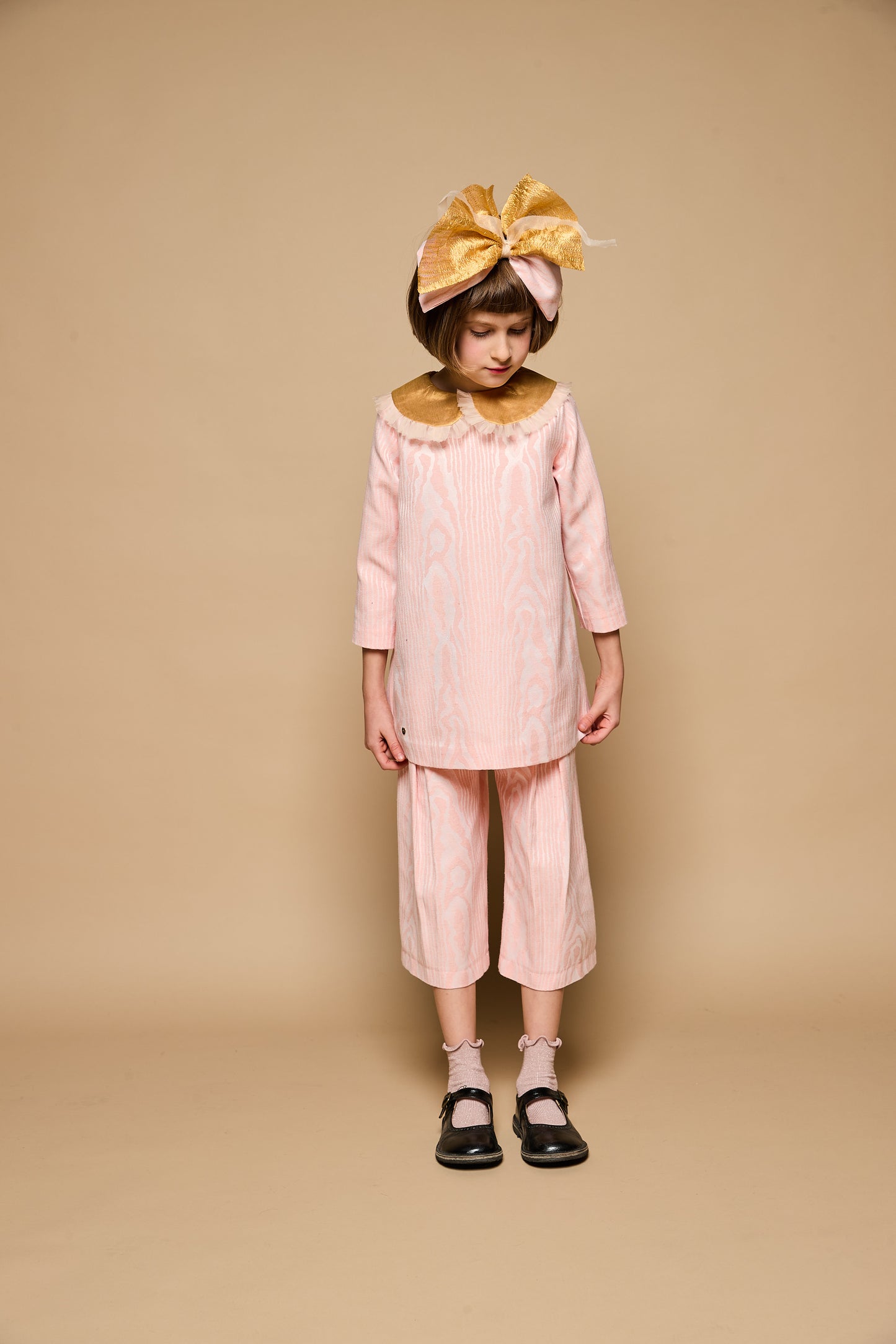 Tunica a trapezio e pantalone cropped Ensamble Sarah Moon